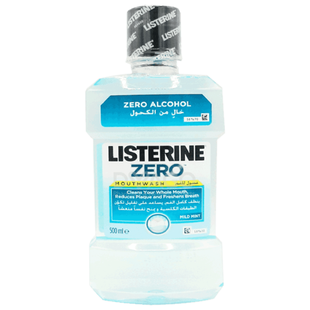 LISTERINE MOUTHWASH ZERO 500ML